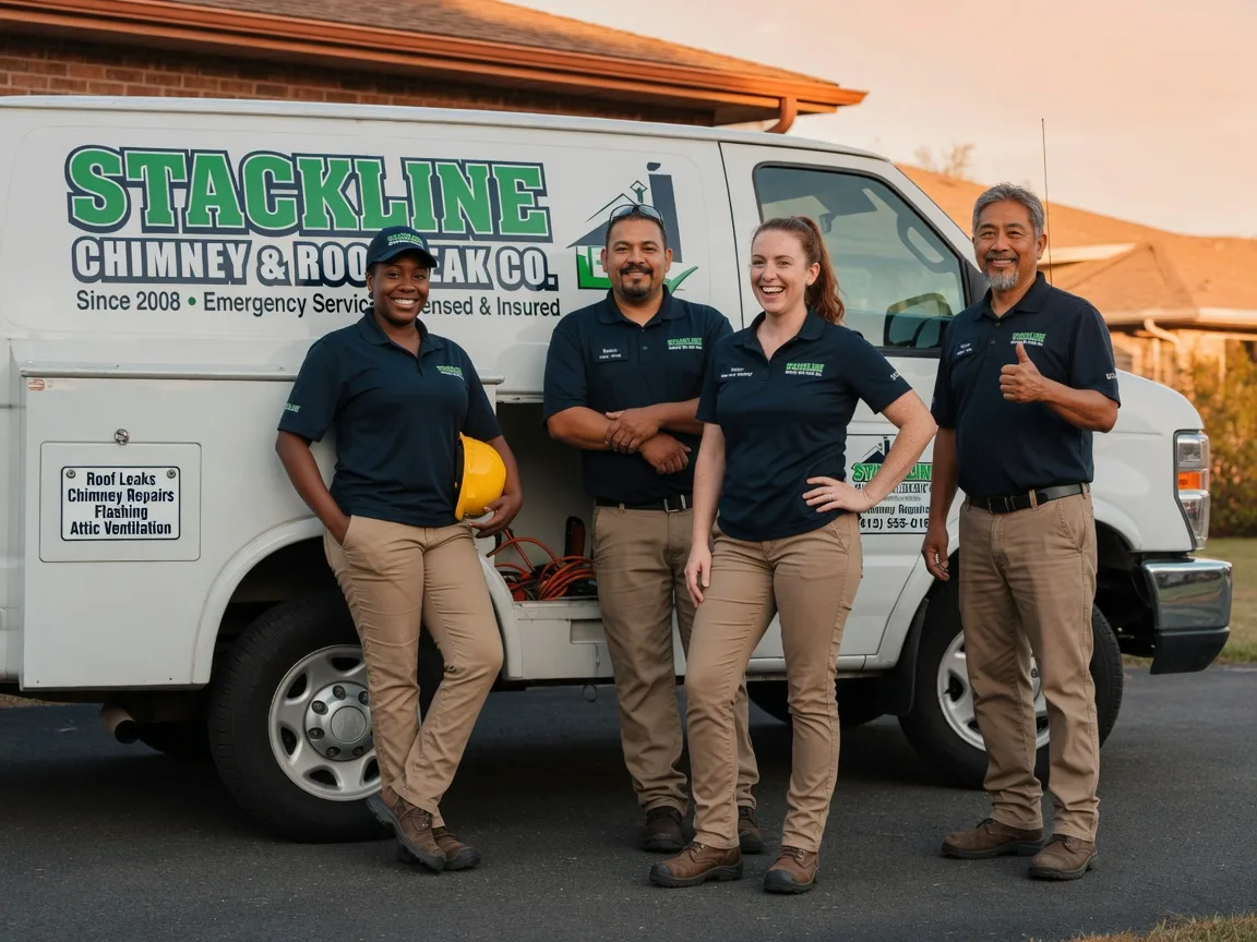 Chimney flashing repair company in Quinault, WA